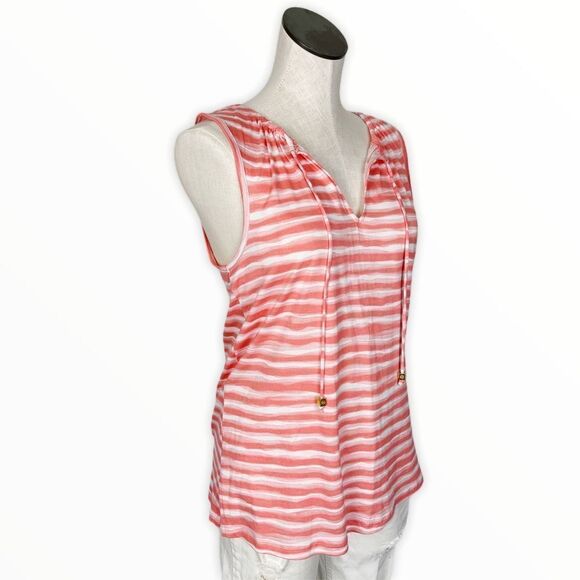 MICHAEL KORS Striped Sleeveless Tank Top - Picture 9 of 16